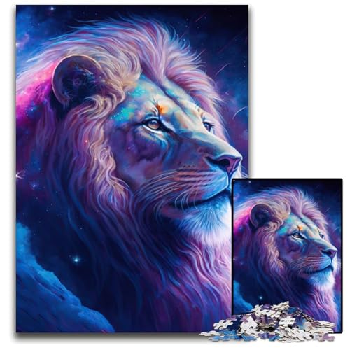 1000-teiliges Löwen-Puzzle für Erwachsene, Denksportspiel, interaktives Familienspiel, geeignet für Kinder ab 14 Jahren, 50x75cm 1000-teiliges Löwen-Puzzle für Erwachsene, Denksportspiel, interaktives Familienspiel, geeignet für Kinder ab 14 Jahren, 50x75cm von XHAXING