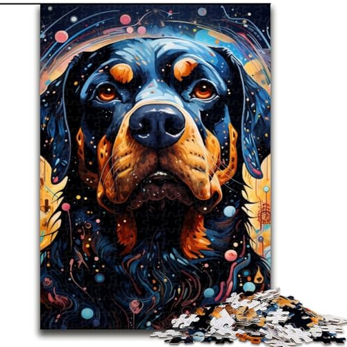 1000-teiliges Puzzle, Hunde-Puzzle aus Holz, interaktives Familienspiel, DIY-Heimdekoration, Gehirn-Herausforderung, Geschenk, 1000 Stück(50x75cm) von XHAXING