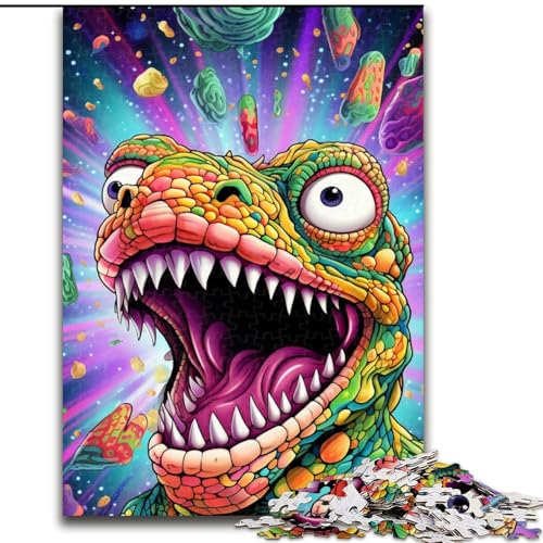 1000-teiliges Puzzle, Tier-Nilkrokodile, Puzzle aus Holz, Geburtstage, Weihnachten, Halloween, Thanksgiving, Ostern, 1000 Stück(50x75cm) von XHAXING