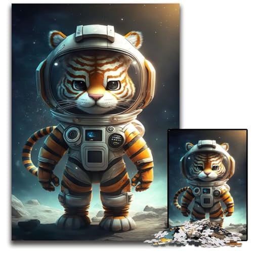 1000-teiliges Puzzle „Astronauten-Weltraumtiger“ für Erwachsene, Denksportaufgabe, interaktives Familienspiel, geeignet für Kinder ab 14 Jahren, 50x75cm 1000-teiliges Puzzle „Astronauten-Weltraumtiger“ für Erwachsene, Denksportaufgabe, interaktives Familienspiel, geeignet für Kinder ab 14 Jahren, 50x75cm von XHAXING
