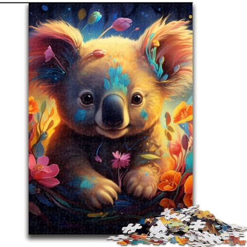 1000-teiliges Puzzle Art Koalas. Aus Pappe, mit interaktivem Familienspiel, Kinder ab 14 Jahren. 1000 Teile(26x38cm) von XHAXING