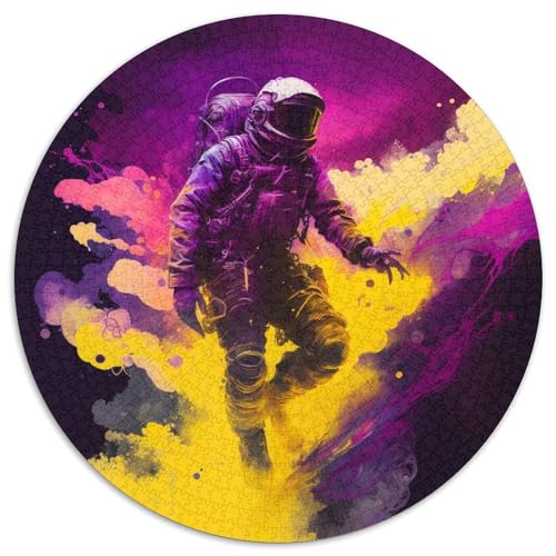 1000-teiliges Puzzle-Geschenk, Astronauten-Unmögliches Puzzle für Erwachsene, ideales Urlaubs- oder Geburtstagsgeschenk, Partyspiel-Spielzeug (Größe 67,5 x 67,5 cm) von XHAXING
