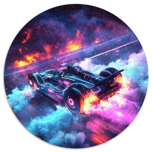 1000-teiliges Puzzle-Geschenk, Cooles Sportwagen-Unmögliches Puzzle für Erwachsene, ideales Urlaubs- oder Geburtstagsgeschenk, Partyspiel-Spielzeug (Größe 67,5 x 67,5 cm) von XHAXING