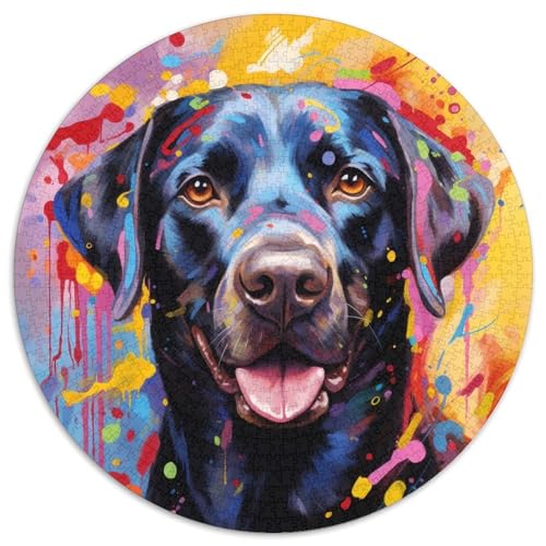 1000-teiliges Puzzle-Geschenk „Labrador“, unmögliches Puzzle für Erwachsene, ideales Weihnachts- oder Geburtstagsgeschenk, Partyspiel-Spielzeug (Größe 67,5 x 67,5 cm) von XHAXING