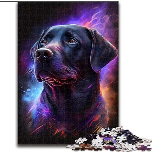 1000-teiliges Puzzle Labrador aus Pappe, Geburtstage, Weihnachten, Halloween, Thanksgiving, Ostern, 1000 Teile(26x38cm) von XHAXING