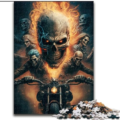 1000-teiliges Puzzle Skelettritter aus Pappe, mit interaktivem Familienspiel, Kinder ab 14 Jahren, 1000 Teile(26x38cm) von XHAXING