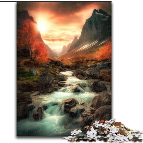 1000-teiliges Puzzle für Erwachsene, Carapar Falls-Puzzles aus Holz, Denkspiel, interaktives Familienspiel, geeignet für Kinder ab 14 Jahren, 1000 Teile(50x75cm) von XHAXING