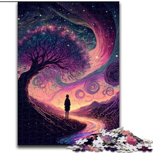 1000-teiliges Puzzle für Erwachsene, Fantasie-Pilz-Puzzle aus Pappe, anspruchsvolles Denkspiel für Teenager, unterhaltsames interaktives Spiel für die ganze Familie, 1000 Teile(26x38cm) von XHAXING