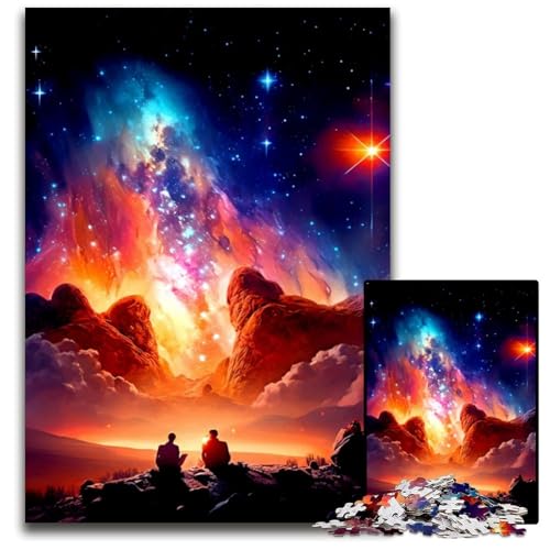 1000-teiliges Puzzle für Erwachsene, Fantasielandschaft, Puzzles für Erwachsene, für Teenager und Familienspaß – DIY-Denkspiel, Geschenk, 26x38cm 1000-teiliges Puzzle für Erwachsene, Fantasielandschaft, Puzzles für Erwachsene, für Teenager und Familienspaß – DIY-Denkspiel, Geschenk, 26x38cm von XHAXING