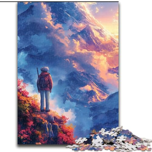 1000-teiliges Puzzle für Erwachsene, Flugzeuge in den Wolken, Puzzle aus Holz, anspruchsvolles Denkspiel für Teenager, unterhaltsames interaktives Spiel für die ganze Familie, 1000 Teile(50x75cm) von XHAXING