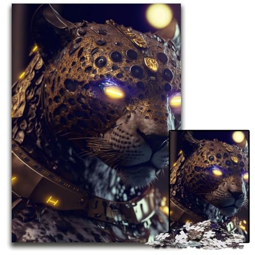 1000-teiliges Puzzle für Erwachsene, Future Leopard, Puzzles für Erwachsene, für Teenager und Familienspaß – DIY-Denkspiel, Geschenk, 26x38cm 1000-teiliges Puzzle für Erwachsene, Future Leopard, Puzzles für Erwachsene, für Teenager und Familienspaß – DIY-Denkspiel, Geschenk, 26x38cm von XHAXING
