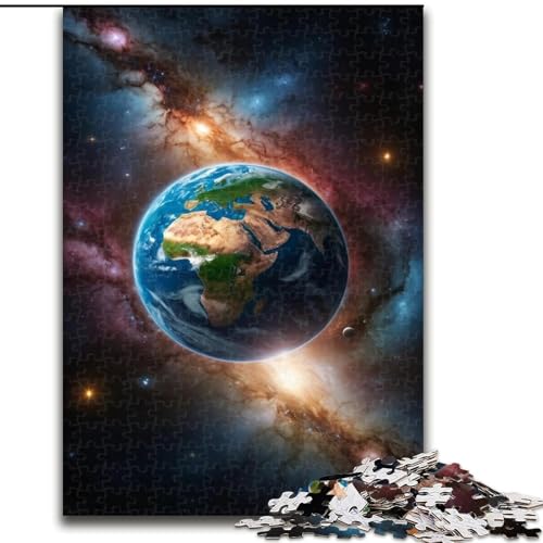 1000-teiliges Puzzle für Erwachsene, Galaxie-Fantasieplanet-Puzzle aus Pappe, anspruchsvolles Denkspiel für Teenager, unterhaltsames interaktives Spiel für die ganze Familie, 1000 Teile(26x38cm) von XHAXING