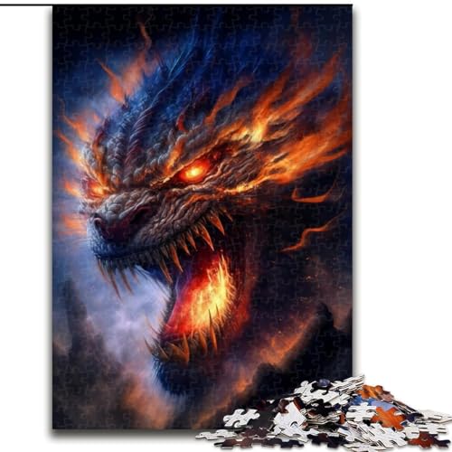 1000-teiliges Puzzle für Erwachsene, Galaxy Art Lion-Puzzle aus Pappe, anspruchsvolles DIY-Denkspiel, interaktives Familienspiel, 1000 Teile(26x38cm) von XHAXING