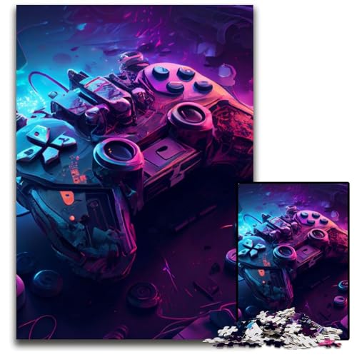 1000-teiliges Puzzle für Erwachsene, Gamepad-Puzzles für Erwachsene, für Teenager und Familienspaß – DIY-Denkspiel, Geschenk, 50x75cm 1000-teiliges Puzzle für Erwachsene, Gamepad-Puzzles für Erwachsene, für Teenager und Familienspaß – DIY-Denkspiel, Geschenk, 50x75cm von XHAXING
