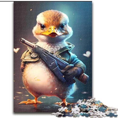 1000-teiliges Puzzle für Erwachsene, Kapitän-Baby-Ente, Puzzle aus Holz, Familienaktivitätsspiel für Teenager, DIY-Heimdekor, Denksportaufgabe, Geschenk, 1000 Teile(50x75cm) von XHAXING
