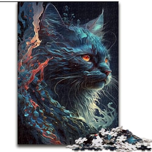1000-teiliges Puzzle für Erwachsene, Kuschelkatzen-Puzzle aus Pappe, hochschwieriges Denkspiel für Teenager, 1000 Teile(26x38cm) von XHAXING