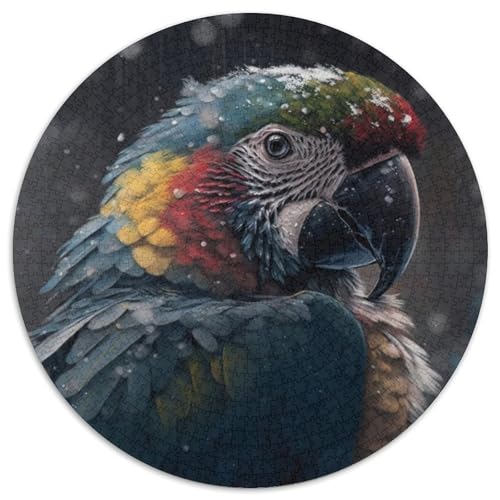 1000-teiliges Puzzle für Erwachsene, Papagei-Puzzle aus Karton, Aktivität für zu Hause für Feiertage, Geburtstage und Spieleabende mit der Familie (Größe 67,5 x 67,5 cm) von XHAXING