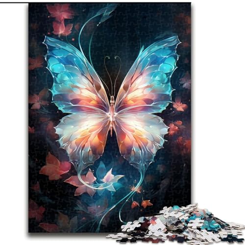 1000-teiliges Puzzle für Erwachsene, Schmetterling aus einem Anderen Universum, aus Pappe, interaktives Familienspiel, Denksportgeschenk, Lernspielzeug, 1000 Teile(26x38cm) von XHAXING