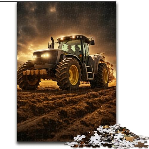 1000-teiliges Puzzle für Erwachsene, Traktor-Anbaugeräte-Puzzle aus Holz, interaktives Familienspiel, Denksport-Geschenk, Lernspielzeug, 1000 Stück(50x75cm) von XHAXING