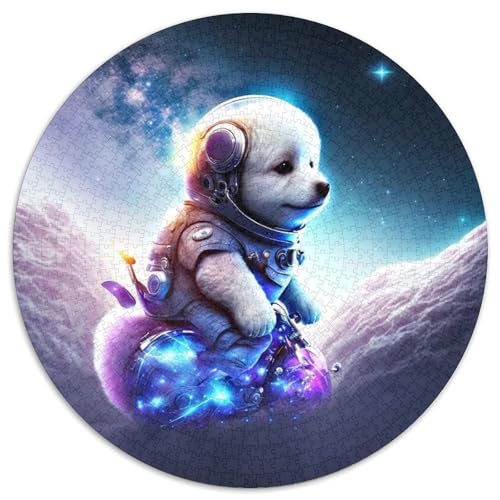 1000-teiliges Puzzle für Erwachsene, Weltraumhund, 1000-teiliges Puzzle, anspruchsvolles Denkspiel für Teenager, perfekt als Heimdekoration oder Geschenk (Größe 67,5 x 67,5 cm) von XHAXING