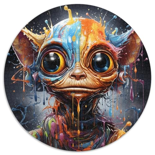 1000-teiliges Puzzle für Erwachsene, bunter Chihuahua, 1000-teiliges Puzzle, anspruchsvolles Denkspiel für Teenager, Spaß für den Spieleabend mit der Familie (67,5 x 67,5 cm) von XHAXING