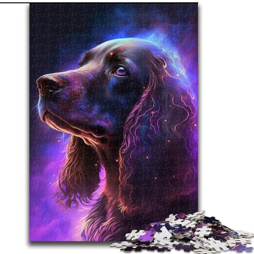 1000-teiliges Puzzle für Erwachsene, buntes Blitzhund-Puzzle aus Holz, Denkspiel, interaktives Familienspiel, geeignet für Kinder ab 14 Jahren, 1000 Teile(50x75cm) von XHAXING