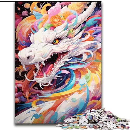1000-teiliges Puzzle für Erwachsene, buntes Graffiti-Puzzle mit fliegendem Drachen aus Holz, anspruchsvolles Denkspiel für Teenager, Familienspaß, DIY-Geschenk zur Heimdekoration, 1000 Teile(50x75cm) 1000-teiliges Puzzle für Erwachsene, buntes Graffiti-Puzzle mit fliegendem Drachen aus Holz, anspruchsvolles Denkspiel für Teenager, Familienspaß, DIY-Geschenk zur Heimdekoration, 1000 Teile(50x75cm) von XHAXING