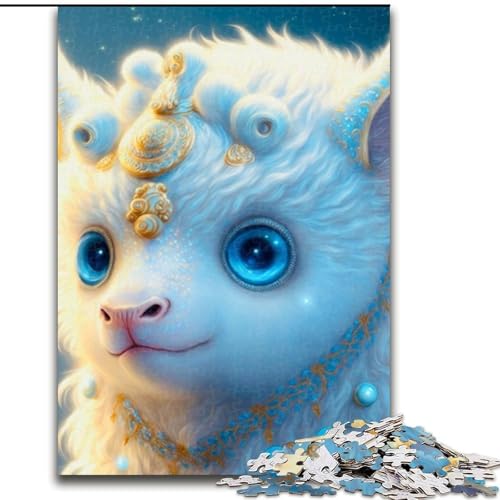 1000-teiliges Puzzle für Erwachsene, süßes Drachenbaby-Puzzle aus Pappe, anspruchsvolles DIY-Denkspiel, interaktives Familienspiel, 1000 Teile(26x38cm) von XHAXING
