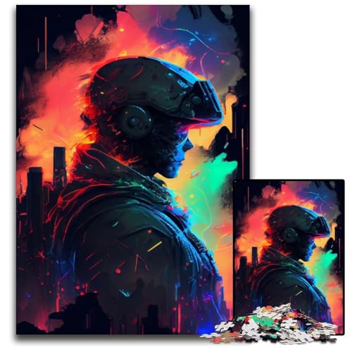 1000-teiliges Puzzle für Erwachsene „Soldat der Farben“, Puzzles für Erwachsene, für Teenager und Familienspaß – DIY-Denkspiel, Geschenk, 26 x 38 cm 1000-teiliges Puzzle für Erwachsene „Soldat der Farben“, Puzzles für Erwachsene, für Teenager und Familienspaß – DIY-Denkspiel, Geschenk, 26 x 38 cm von XHAXING