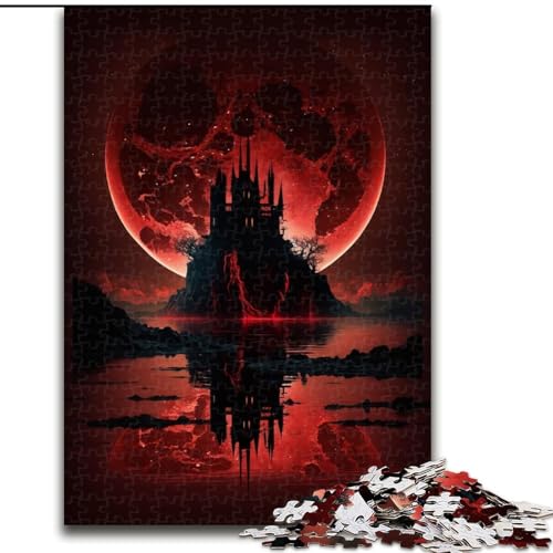 1000-teiliges Puzzle für Erwachsene Bloody Planet aus Holz, Denkspiel, interaktives Familienspiel, geeignet für Kinder ab 14 Jahren, 1000 Teile(50x75cm) von XHAXING