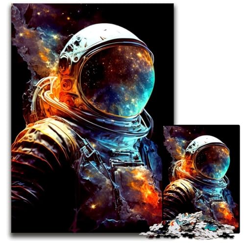 Astronaut 1000-teiliges Puzzle für Erwachsene, anspruchsvolles DIY-Denkspiel, perfektes Familienspiel oder dekoratives Geschenk, 26x38cm Astronaut 1000-teiliges Puzzle für Erwachsene, anspruchsvolles DIY-Denkspiel, perfektes Familienspiel oder dekoratives Geschenk, 26x38cm von XHAXING