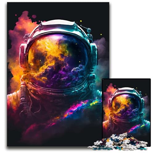 Astronaut Dreams Puzzles für 1000 Teile aus Holz, anspruchsvolles DIY-Denkspiel, perfektes Familienspiel oder dekoratives Geschenk, 50x75cm Astronaut Dreams Puzzles für 1000 Teile aus Holz, anspruchsvolles DIY-Denkspiel, perfektes Familienspiel oder dekoratives Geschenk, 50x75cm von XHAXING