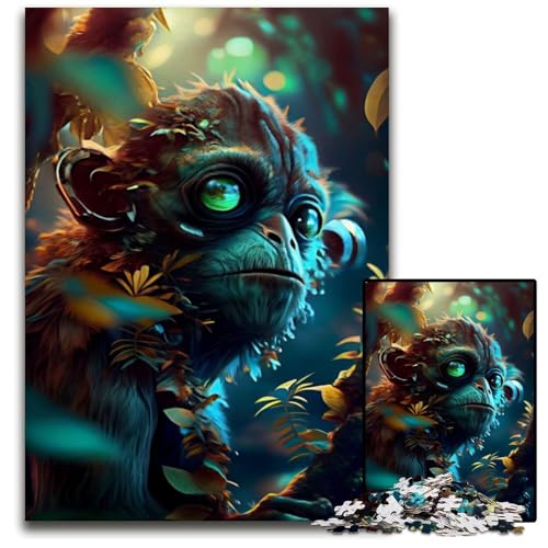 Cooles Space Tech Monkey 1000-teiliges Puzzle für Erwachsene, schwierige Rätsel für Erwachsene, anspruchsvolles Denkspiel für Teenager, Spaß für den Familienspieleabend, 26x38cm Cooles Space Tech Monkey 1000-teiliges Puzzle für Erwachsene, schwierige Rätsel für Erwachsene, anspruchsvolles Denkspiel für Teenager, Spaß für den Familienspieleabend, 26x38cm von XHAXING