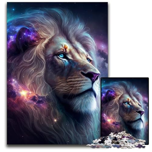 Cosmic Mufasa König der Löwen Puzzle für Erwachsene, 1000 Teile, Puzzle für Erwachsene, perfekte Dekoration für Zuhause oder das Büro, 26x38cm Cosmic Mufasa König der Löwen Puzzle für Erwachsene, 1000 Teile, Puzzle für Erwachsene, perfekte Dekoration für Zuhause oder das Büro, 26x38cm von XHAXING