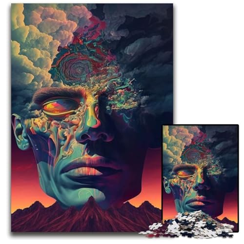 Das Multiversum-Geist-Puzzle für Erwachsene, 1000-teiliges Puzzle für Erwachsene, perfekte Heim- oder Bürodekoration, 26x38cm von XHAXING