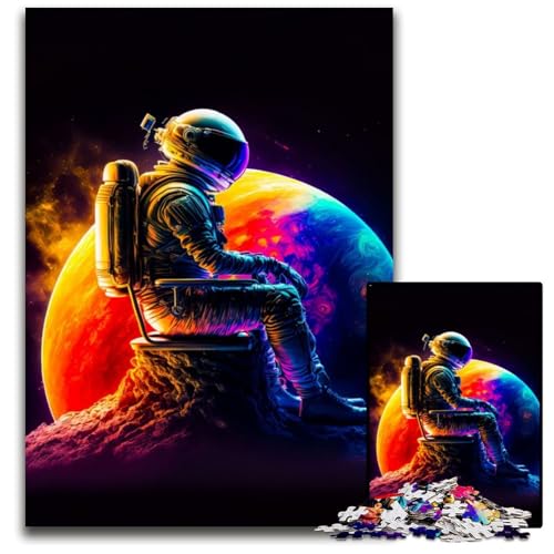 Galaxy Thinker Puzzles 1000 Teile für Erwachsene Schwierige Puzzles für Erwachsene Herausforderndes Denkspiel - Entspannendes Spielzeug für Teenager 50x75CM/19.68x29.52inch von XHAXING
