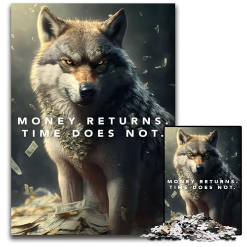 Geldrückgabe-Motivation Puzzle für Erwachsene, 1000 Teile, anspruchsvolle Puzzles, Muttertag, Geburtstage, Weihnachten, 26 x 38 cm Geldrückgabe-Motivation Puzzle für Erwachsene, 1000 Teile, anspruchsvolle Puzzles, Muttertag, Geburtstage, Weihnachten, 26 x 38 cm von XHAXING