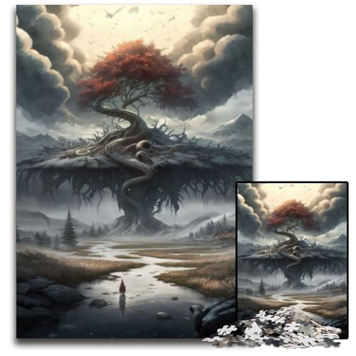 Heaven Tree of Life Puzzle für Erwachsene 1000 Teile Puzzle Interaktives Familienspiel, DIY-Heimdekor, Denksport-Geschenk 26X38CM/10.23x14.96inch Heaven Tree of Life Puzzle für Erwachsene 1000 Teile Puzzle Interaktives Familienspiel, DIY-Heimdekor, Denksport-Geschenk 26X38CM/10.23x14.96inch von XHAXING