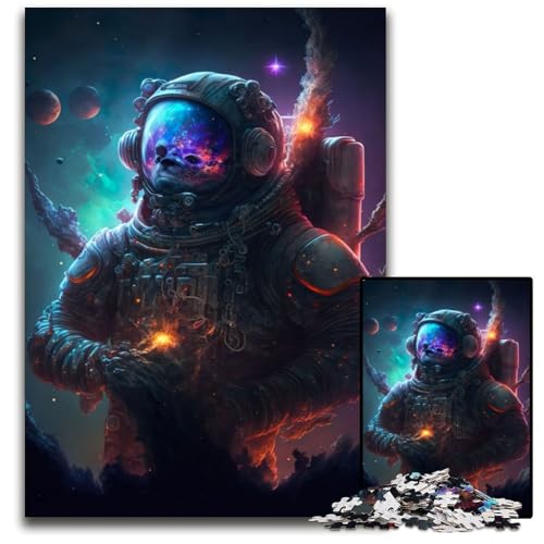 Im Weltraum auflösende Puzzles für 1000 Teile aus Holz, anspruchsvolles DIY-Denkspiel, perfektes Familienspiel oder dekoratives Geschenk, 50x75cm Im Weltraum auflösende Puzzles für 1000 Teile aus Holz, anspruchsvolles DIY-Denkspiel, perfektes Familienspiel oder dekoratives Geschenk, 50x75cm von XHAXING