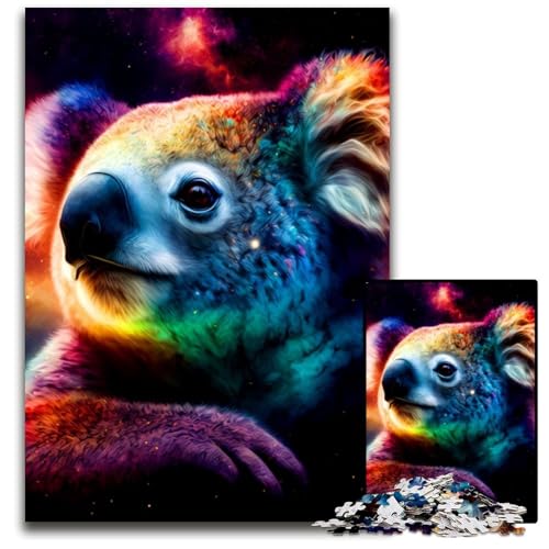 Koala-Puzzle, 1000 Teile, für Erwachsene, Papppuzzle, DIY-Dekoration, Denksportaufgabe, für Erwachsene, Familie, 26x38cm Koala-Puzzle, 1000 Teile, für Erwachsene, Papppuzzle, DIY-Dekoration, Denksportaufgabe, für Erwachsene, Familie, 26x38cm von XHAXING