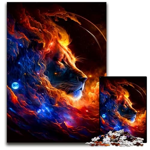 Löwe, 1000-teiliges Puzzle für Erwachsene, schwierige Rätsel für Erwachsene, anspruchsvolles Denkspiel für Teenager, Spaß für den Familienspielabend, 26x38cm Löwe, 1000-teiliges Puzzle für Erwachsene, schwierige Rätsel für Erwachsene, anspruchsvolles Denkspiel für Teenager, Spaß für den Familienspielabend, 26x38cm von XHAXING