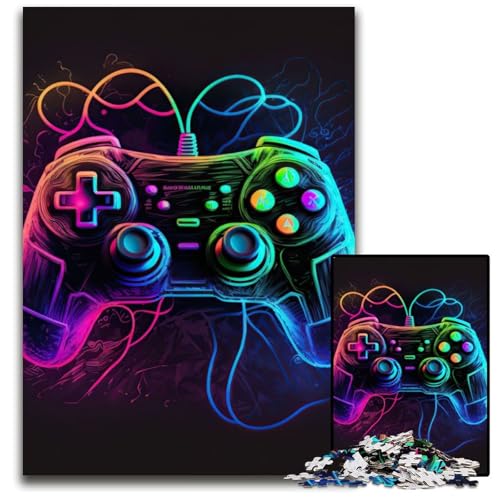 Neon Game 1000-teiliges Puzzle für Erwachsene, schwierige Rätsel für Erwachsene, anspruchsvolles Denkspiel für Teenager, Spaß für den Familienspielabend, 26x38cm Neon Game 1000-teiliges Puzzle für Erwachsene, schwierige Rätsel für Erwachsene, anspruchsvolles Denkspiel für Teenager, Spaß für den Familienspielabend, 26x38cm von XHAXING