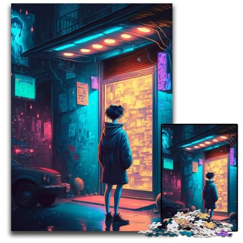 Neon Store 1000-teiliges Puzzle für Erwachsene, schwierige Rätsel für Erwachsene, anspruchsvolles Denkspiel für Teenager, Spaß für den Familienspielabend, 26x38cm Neon Store 1000-teiliges Puzzle für Erwachsene, schwierige Rätsel für Erwachsene, anspruchsvolles Denkspiel für Teenager, Spaß für den Familienspielabend, 26x38cm von XHAXING