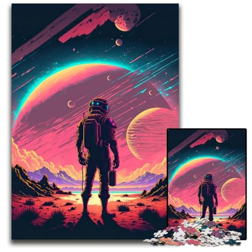 Neue Welten entdecken Puzzle 1000 Teile für Erwachsene Schwierige Puzzles für Erwachsene Herausforderndes Denkspiel - Entspannendes Spielzeug für Teenager 26X38CM/1023x1496inch von XHAXING