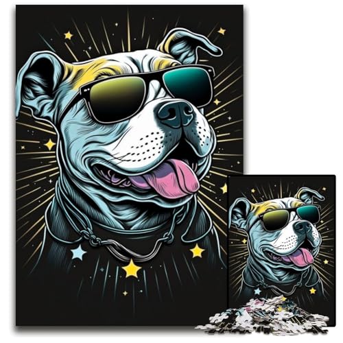 Niedliches Hunde-Puzzle mit 1000 Teilen für Erwachsene, Puzzle für Erwachsene, Gehirn-Herausforderung, Geschenk, pädagogische Aktivität für Teenager, 26x38cm Niedliches Hunde-Puzzle mit 1000 Teilen für Erwachsene, Puzzle für Erwachsene, Gehirn-Herausforderung, Geschenk, pädagogische Aktivität für Teenager, 26x38cm von XHAXING
