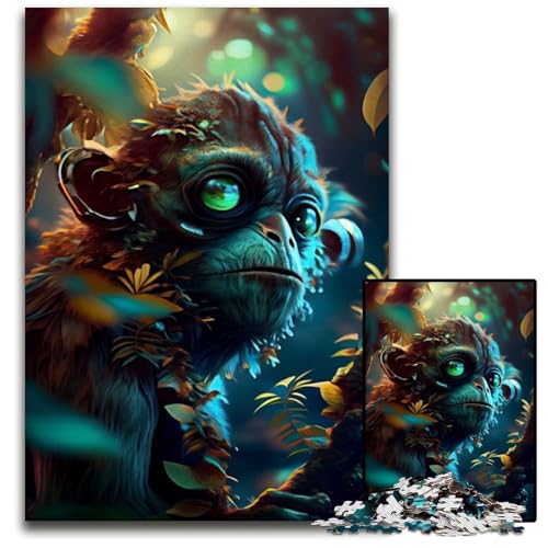 Puzzle 1000 Teile, Cooles Space Tech Monkey Puzzle für Erwachsene, Eltern, Partner, Freunde – ab 14 Jahren, 50x75cm Puzzle 1000 Teile, Cooles Space Tech Monkey Puzzle für Erwachsene, Eltern, Partner, Freunde – ab 14 Jahren, 50x75cm von XHAXING