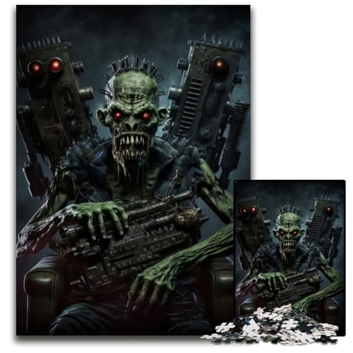 Puzzle 1000 Teile, Dead Army Zombie Soldier, Puzzle für Erwachsene, Eltern, Partner, Freunde – ab 14 Jahren, 50x75cm Puzzle 1000 Teile, Dead Army Zombie Soldier, Puzzle für Erwachsene, Eltern, Partner, Freunde – ab 14 Jahren, 50x75cm von XHAXING