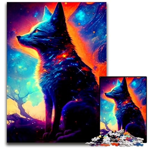 Puzzle 1000 Teile, Fuchs-Puzzle für Erwachsene, Eltern, Partner, Freunde – ab 14 Jahren, 26x38cm Puzzle 1000 Teile, Fuchs-Puzzle für Erwachsene, Eltern, Partner, Freunde – ab 14 Jahren, 26x38cm von XHAXING