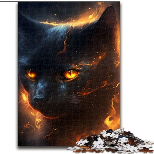 Puzzle 1000 Teile, Katzen-Puzzle aus Pappe, anspruchsvolles Denkspiel für Teenager, unterhaltsames interaktives Spiel für die ganze Familie, 1000 Teile(26x38cm) von XHAXING