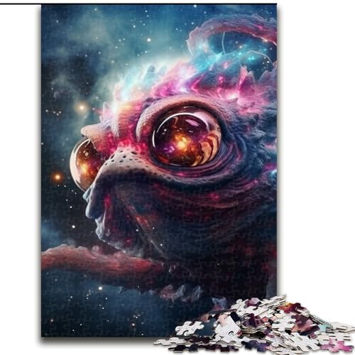 Puzzle 1000 Teile, Tier-Stern-Kreaturen-Puzzle aus Holz, ideal für die Dekoration zu Hause und im Büro, Geburtstag, 1000 Teile(50x75cm) von XHAXING